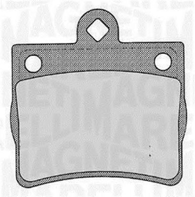 MAGNETI MARELLI 363916060297 -  Комплект тормозных колодок, дисковый тормоз